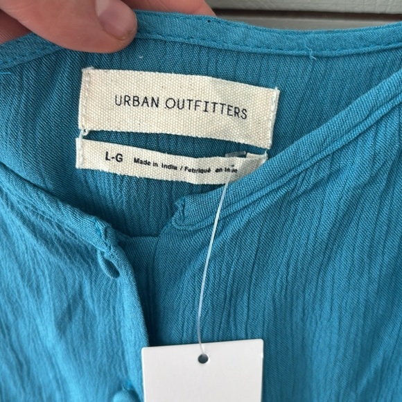 Urban Outfitters Ruffle Strap Button-Front Romper – Size Large (NWT) - Picture 5 of 8